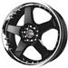 Drag Wheels DR111875054573GB - Drag Wheels DR-11 Gloss Black Wheels