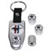 Click here for more information about Genuine Hotrod Hardware 7033270 - Genuine Hotrod Hardware® Logo Valve Stem Cap and Key Fob Sets