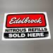 Click here for more information about Edelbrock 0208 - Edelbrock Banners