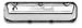 Edelbrock 4463 - Edelbrock Signature Series Chrome Valve Covers