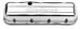 Edelbrock 4480 - Edelbrock Signature Series Chrome Valve Covers