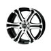 Enkei 4362958735BK - Enkei ETS Black Machined Wheels