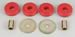 Energy Suspension 3-1109R - Energy Suspension Transmission Crossmember Bushings