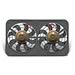 Flex-a-lite 430 - Flex-a-lite Low Profile S-Blade Electric Fans