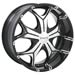 Forte F15-28578BM - Forte Black Mirror F15 Miami Wheels
