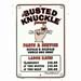 Busted Knuckle Garage SPSBK - Busted Knuckle Garage Tin Signs