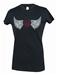 Genuine Hotrod Hardware® Winged Heart Ladies Embellished T-Shirts