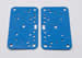 Holley 108-90-2 - Holley Blue Non-Stick Carburetor Metering Block Gaskets