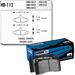 Click here for more information about Hawk Performance HB112F-540 - Hawk Performance HPS Brake Pads
