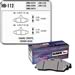 Hawk Performance HB112F-540 - Hawk Performance HPS Brake Pads