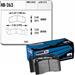 Click here for more information about Hawk Performance HB263F-650 - Hawk Performance HPS Brake Pads