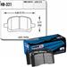 Click here for more information about Hawk Performance HB321F-650 - Hawk Performance HPS Brake Pads