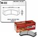 Hawk Performance HB323P-724 - Hawk Performance HP SuperDuty Brake Pads