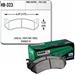 Hawk Performance HB323Y-724 - Hawk Performance LTS Brake Pads