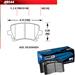 Hawk Performance HB544F-628 - Hawk Performance HPS Brake Pads