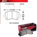Hawk Performance HB544N-628 - Hawk Performance HP Plus Brake Pads