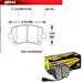 Hawk Performance HB544Z-628 - Hawk Performance Ceramic Brake Pads