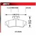 Click here for more information about Hawk Performance HB573F-615 - Hawk Performance HPS Brake Pads