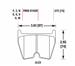 Click here for more information about Hawk Performance HB609G-572 - Hawk Performance DTC 60 Brake Pads