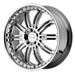 KMC 12728561210D - KMC Series KM127 Dime Chrome Wheels