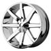 KMC 65128512238 - KMC Series KM651 Slide Chrome Wheels