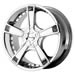KMC 66377598245 - KMC Series KM663 Swindle Chrome Wheels