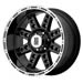 Click here for more information about KMC XD 76621060324 - KMC XD766 Diesel Gloss Black Machined Wheels