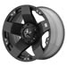 KMC XD 77528586335 - KMC XD775 Rockstar Matte Black Wheels
