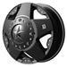 KMC XD 77566080794N - KMC XD775 Rockstar Dually Matte Black Wheels