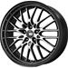 Click here for more information about Konig LA77T15405 - Konig Lace Gloss Black Wheels with Mirror Machine Faces