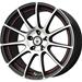 Click here for more information about Konig Z156D04385 - Konig Z-In Matte Black Machine Face with Red Undercut Wheels