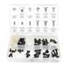 K-Tool International 00051 - K Tool 90-Piece GM Body Retainer Kits