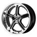Lorenzo 02188052732 - Lorenzo Series WL21 Black Wheels