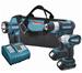 Click here for more information about Makita MPLXT311H - Makita 18 V Compact Lithium-Ion Cordless LXT 3-Piece Combo Kits
