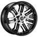 Mamba Wheels M-37883B-10 - Mamba Off-Road Alloys Type M3 Black Wheels