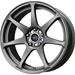 MB Wheels 1795BAT511415MGM - MB Wheels Battle Matte Gunmetal Wheels