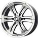 MB Wheels 1885GU6612725AM - MB Wheels Gunner 6 Anthracite Machined Wheels