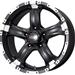 MB Wheels 157051206+00B - MB Wheels Chaos 5 Matte Black Wheels