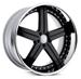 Click here for more information about Mandrus Wheel 1995MAS525112B66 - Mandrus Stuttgart Gloss Black Wheels