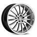 Click here for more information about Mandrus Wheel 2209MAM425112S66 - Mandrus Millennium Hyper Silver Wheels with Mirror Lip