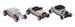 Genuine Hotrod Hardware 53104 - Manhattan Toy Company Automoblox Hot Rod Sets