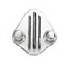 Click here for more information about Milodon 65705 - Milodon Billet Fuel Pump Block-Off Plates