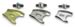 Click here for more information about Moroso 26200 - Moroso Distributor Hold-Down Clamps