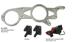 Moroso 63823 - Moroso Alternator and Vacuum Pump Mounting Bracket Kits