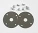 Mr. Gasket 1618 - Mr. Gasket Replacement Hood Pin Screw Mount Scuff Plates