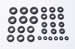 Mr. Gasket 3706 - Mr. Gasket Rubber Grommet Assortment Kits