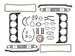 Mr. Gasket 7103 - Mr. Gasket Engine Rebuilder Overhaul Gasket Sets