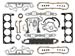 Mr. Gasket 7110 - Mr. Gasket Engine Rebuilder Overhaul Gasket Sets