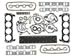 Mr. Gasket 7120 - Mr. Gasket Engine Rebuilder Overhaul Gasket Sets