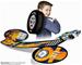 Genuine Hotrod Hardware A1396XX - Genuine Hotrod Hardware® Hot Wheels Wheelie Backpacks